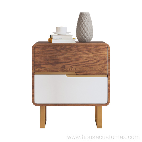 Night Stand Storage Cabinet Drawers Bedroom Night Stand